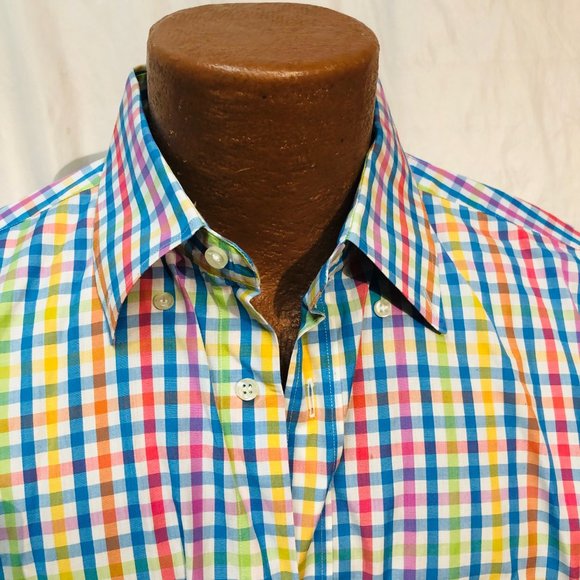 Paul & Shark Italy Yachting Plaid Shirt - Picture 2 of 7